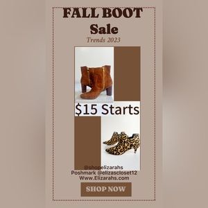 New Fall Boots Listed